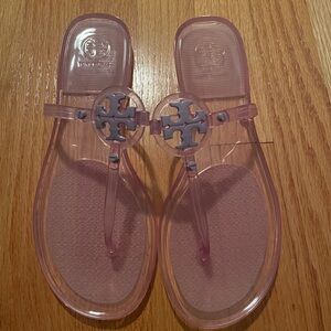 Tory Burch Light Pink Jelly Sandals